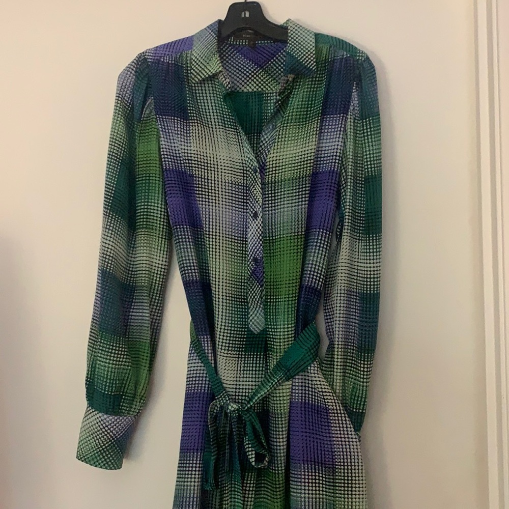 BCBGMAXAZRIA Classic silk T Shirt dress